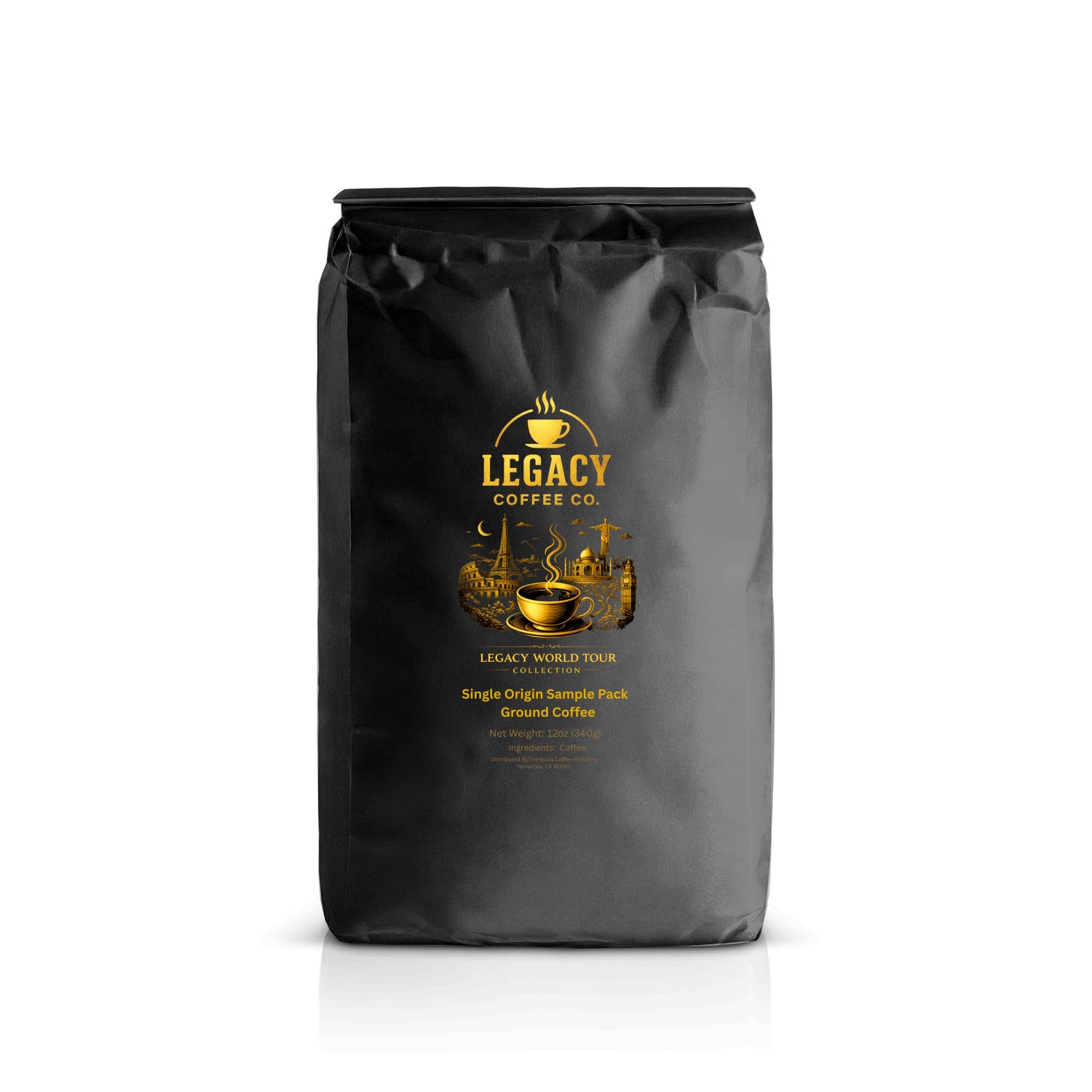 Single Origin Favorites Sample Pack ~Brazil, Colombia, Golden Awakenings ~ Costa Rica, Legacy Highlands ~ Honduras, Tanzania, Ancient Wells ~ Ethiopia