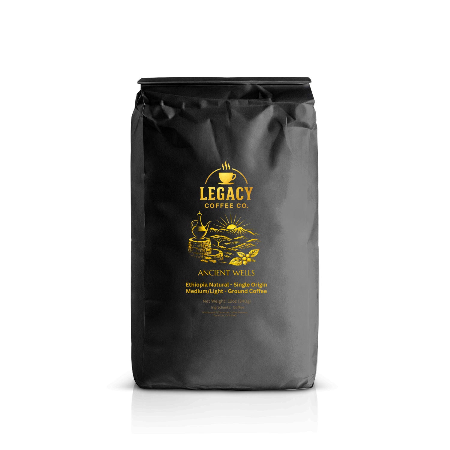 Ancient Wells -brings the beauty of Ethiopia’s Sidama region to your cup with bright acidity, a delicate body, and notes of caramel, vanilla, florals, and berry